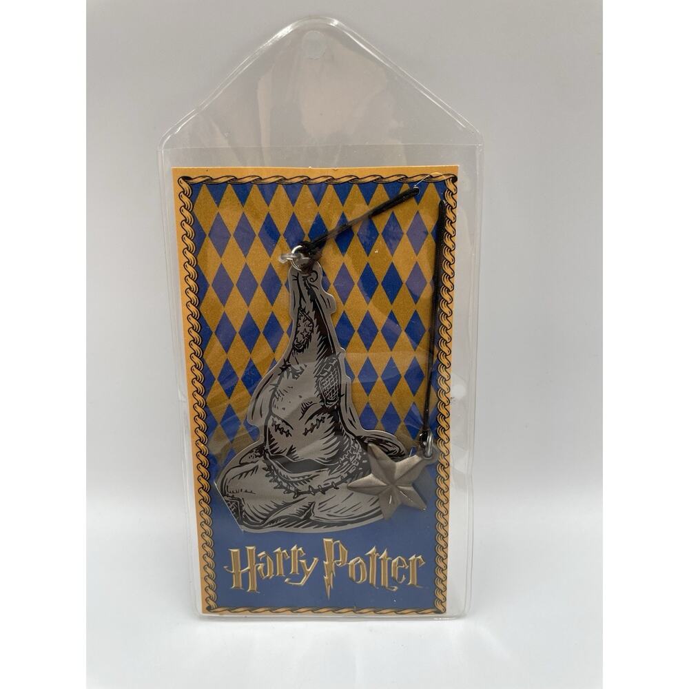 NEW Harry Potter Metal Bookmarks Sorting Hat Scholastic 2000 Sealed